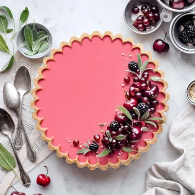 Recipe 'Sweet Cherry Tart ♥️'