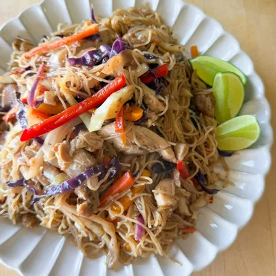 Recipe 'High Protein Chicken Pancit Recipe – Easy, Healthy Filipino Noodles'