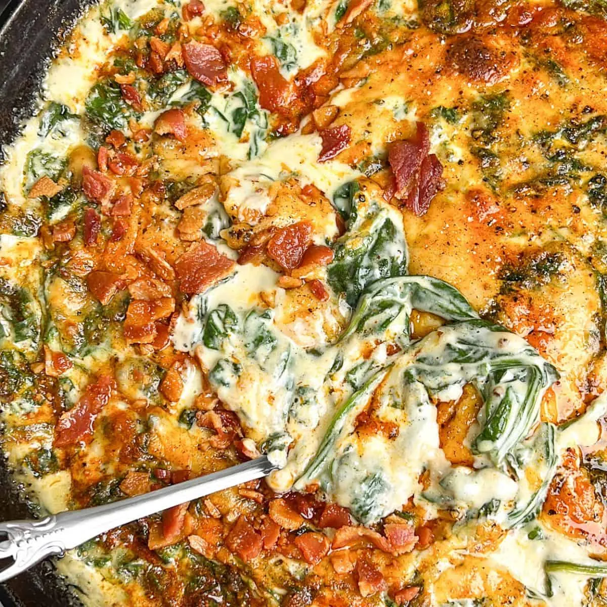 Creamed Spinach Bake