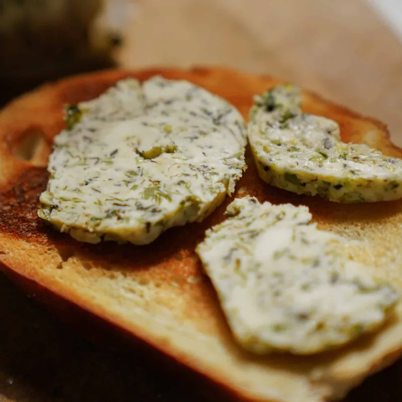 Charred Herb Butter