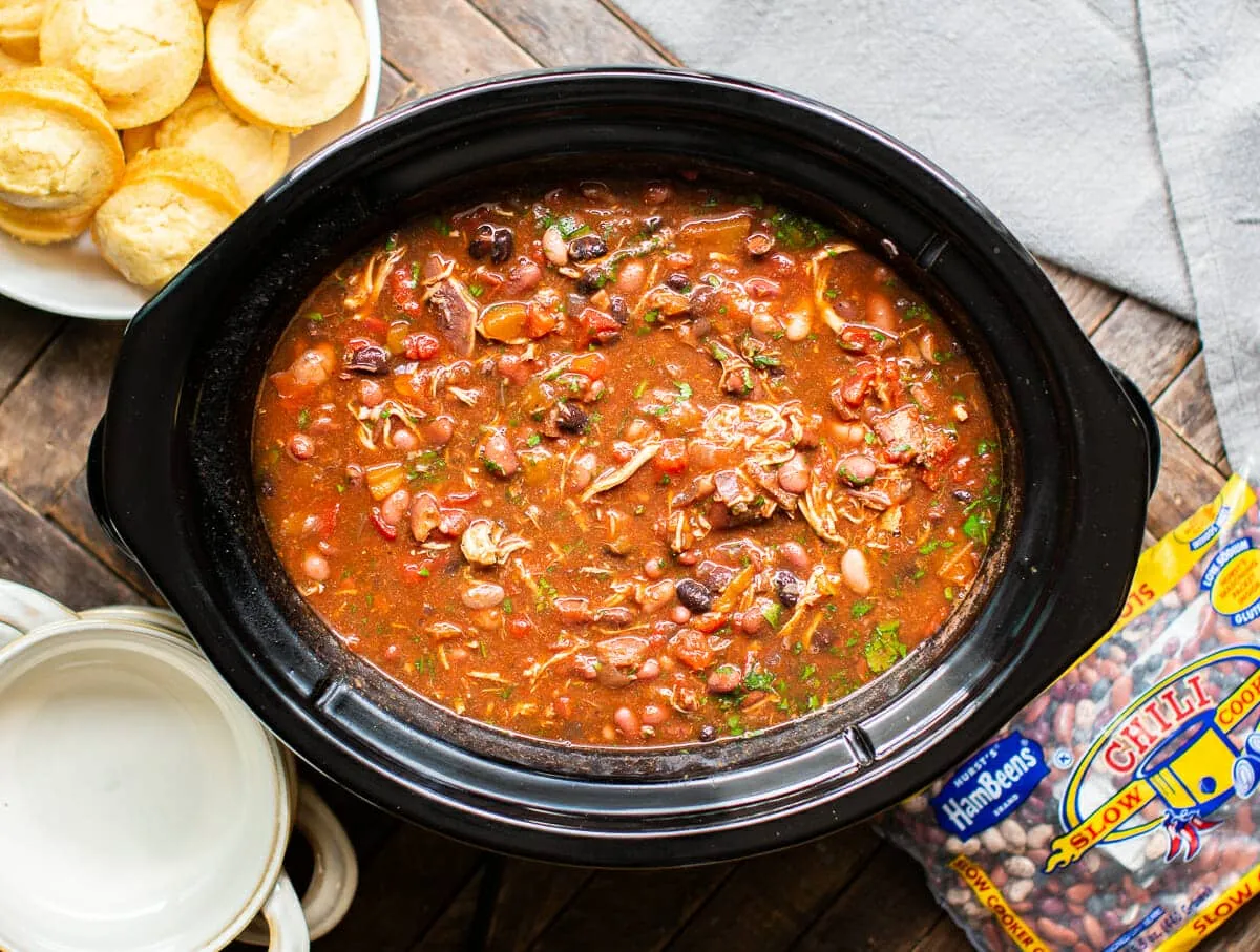 Slow Cooker Chicken Chili