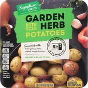 Signature Farms Potatoes, Garden Herb, Bite Size