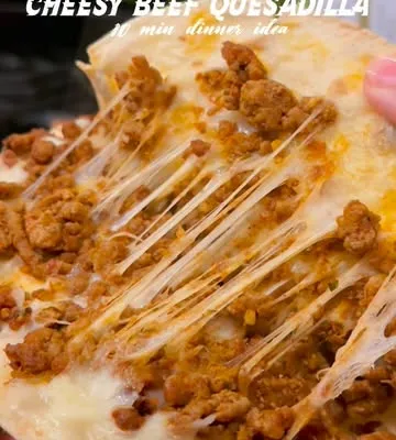 Recipe 'CHEESY BEEF QUESADILLA'
