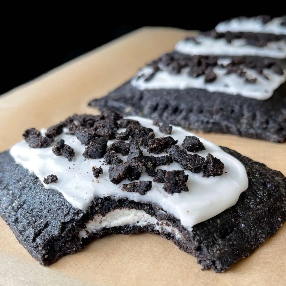 Gluten Free Keto Pop Tarts: Cookies and Creme