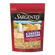 Sargento Off The Block 4 Cheese Mexican Fine Cut Shredded Cheese
