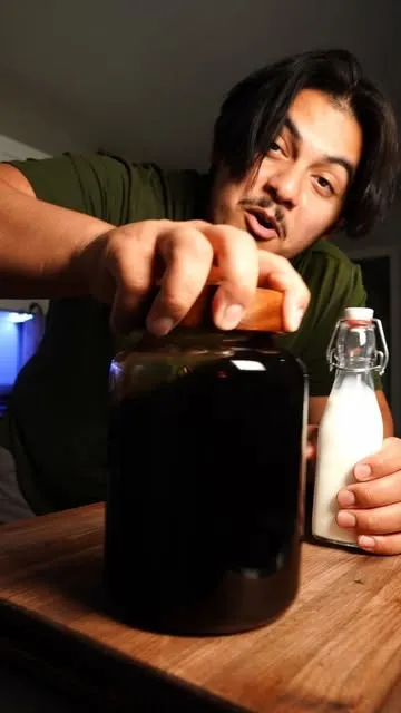 Homemade Cold Brew and Creamer