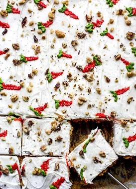 Recipe 'Sheet Pan Carrot Cake Bars'