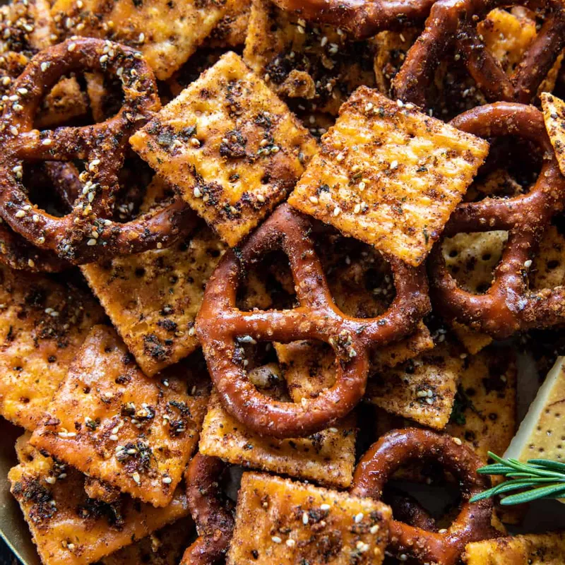 Everything Ranch Crackers and Pretzels 