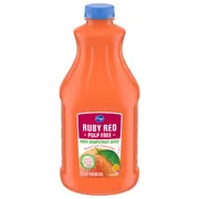 Kroger Ruby Red Pulp-Free 100% Grapefruit Juice