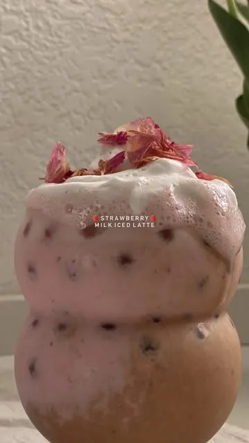 Strawberry Milk Iced Latte