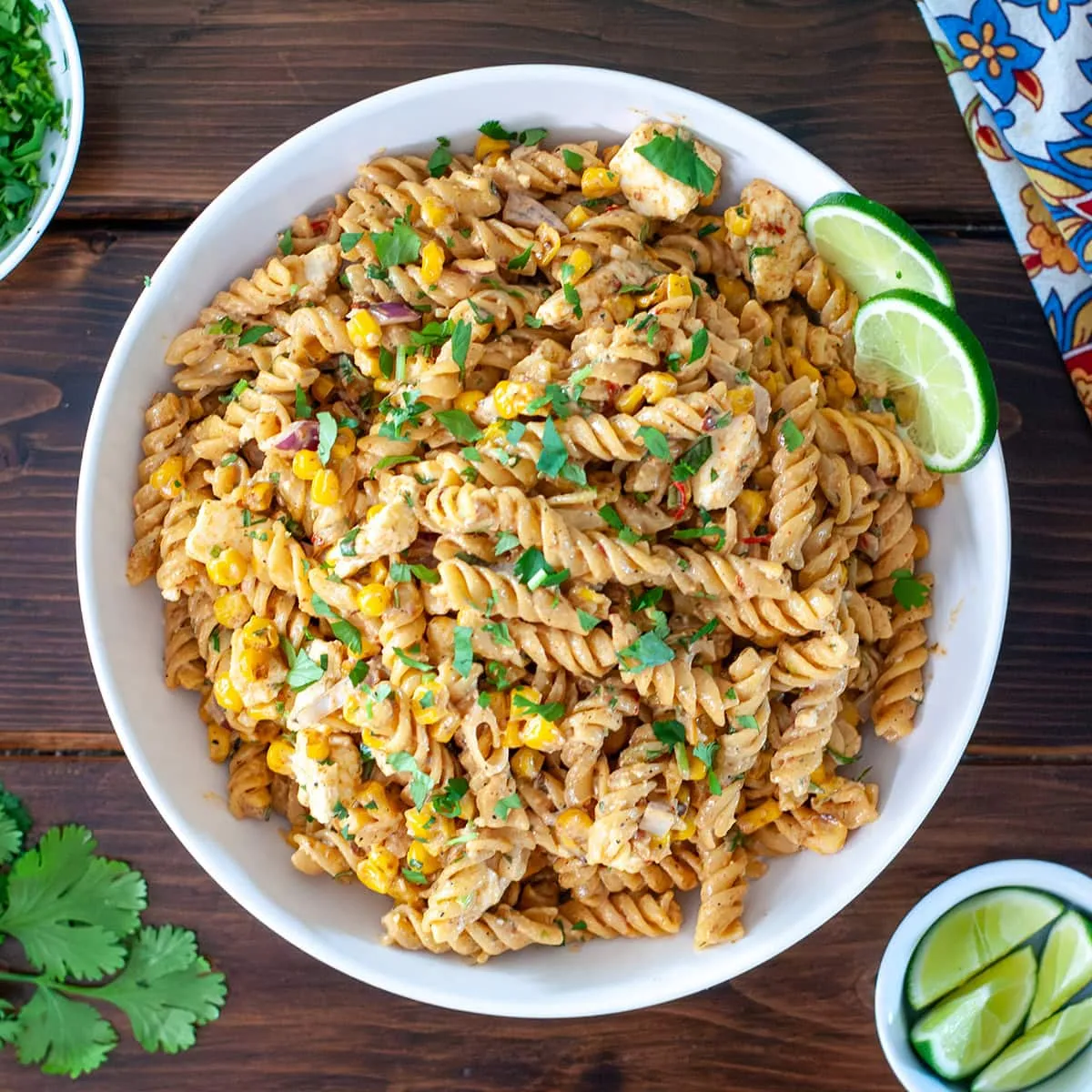 Mexican Street Corn Pasta Salad