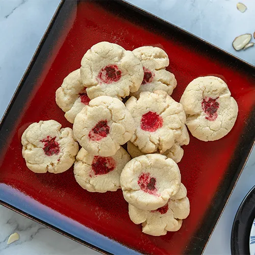 Chinese Almond Cookies (Hawaiʻi-Style Red Dot)