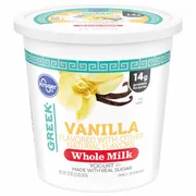 Kroger Strained Whole Milk Vanilla Greek Yogurt
