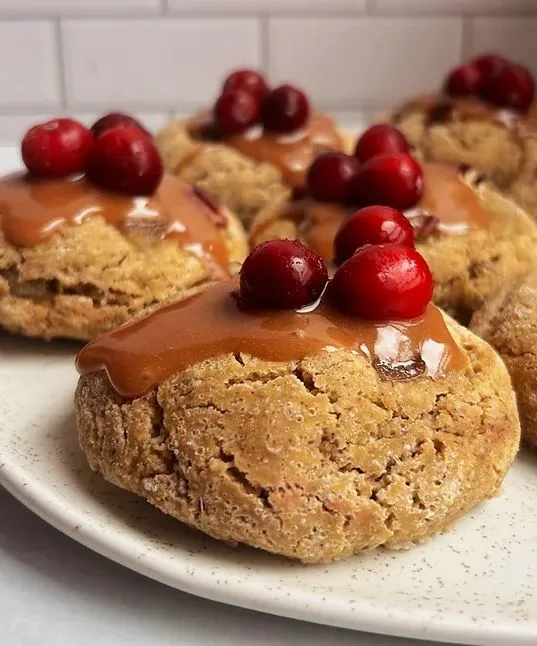 Crystalized Ginger Cranberry Cookies