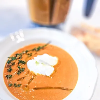 Recipe 'Roasted Butternut Squash and Red Pepper Soup'
