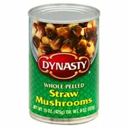 Dynasty Mushrooms, Straw, Whole Peeled