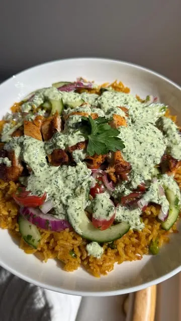 Peruvian Inspired Chicken and Rice Bowl