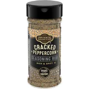 Private Selection Cracked Peppercorn Seasoning Rub