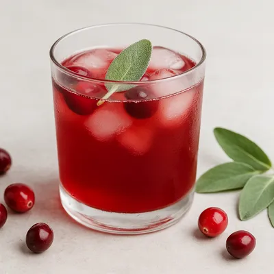 Recipe 'Cranberry Sage Spritzer'