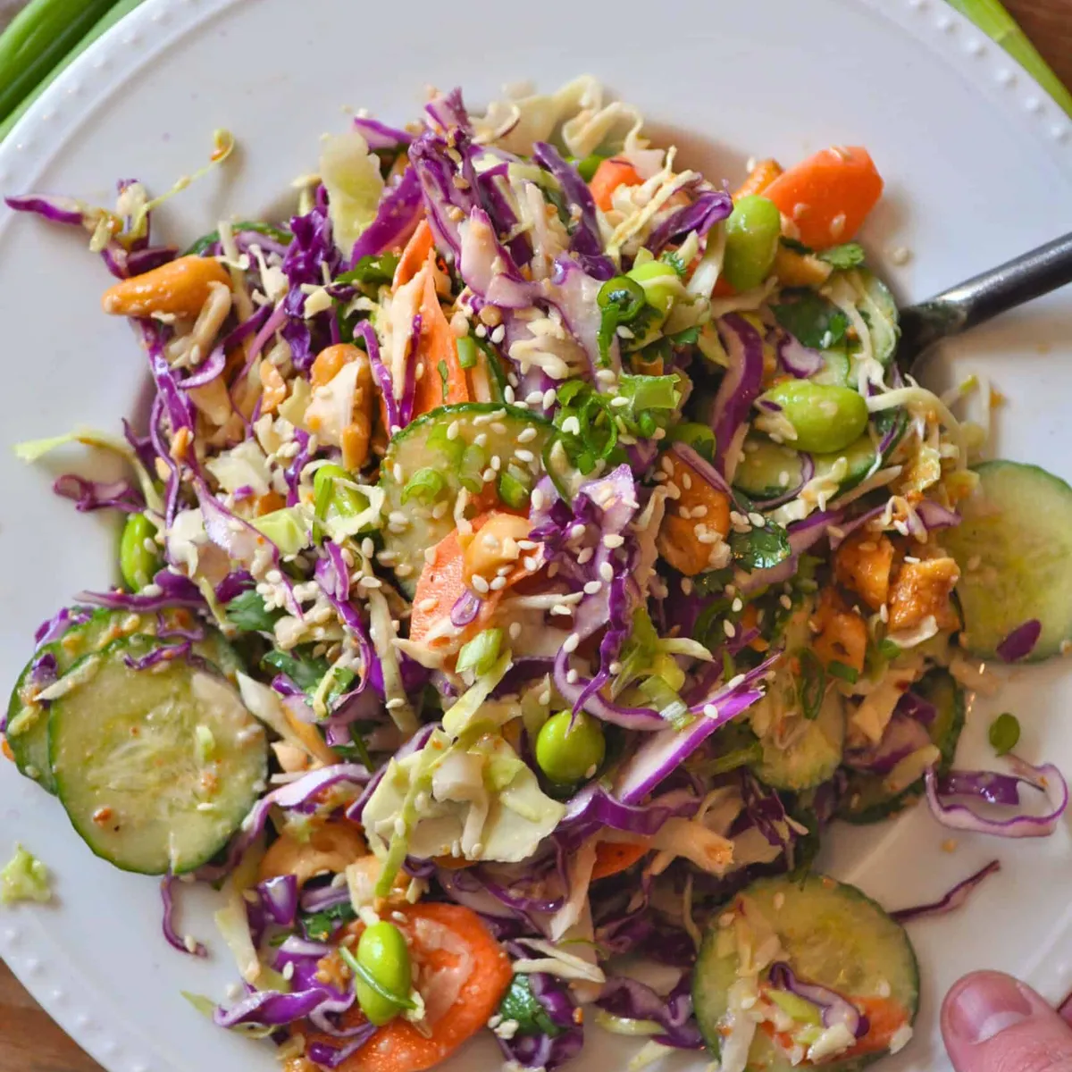Vegan Sesame Crunch Salad