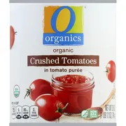O Olive Oil & Vinegar Crushed Tomatoes, in Tomato Puree, Organic