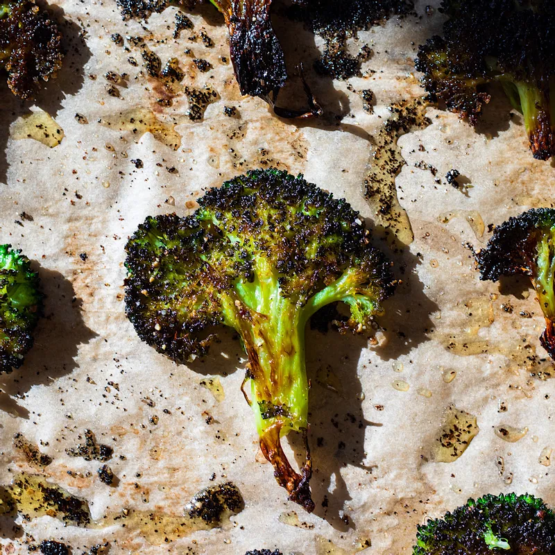 Crispy Baked Smashed Broccoli