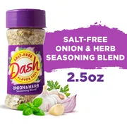 Dash Salt-Free Onion & Herb Seasoning Blend, Kosher, 2.5 OZ Shaker