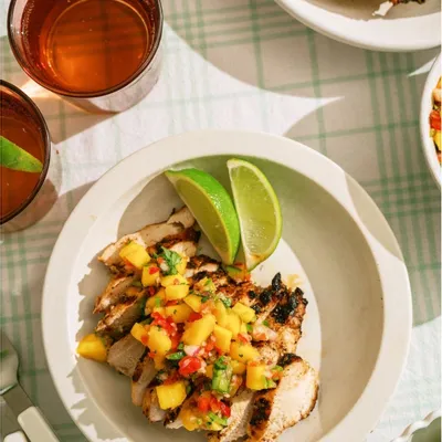 Recipe 'Grilled Mango Coconut Chicken Recipe'
