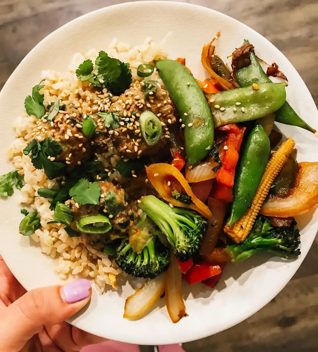 Thai Coconut Meatballs with Sauce