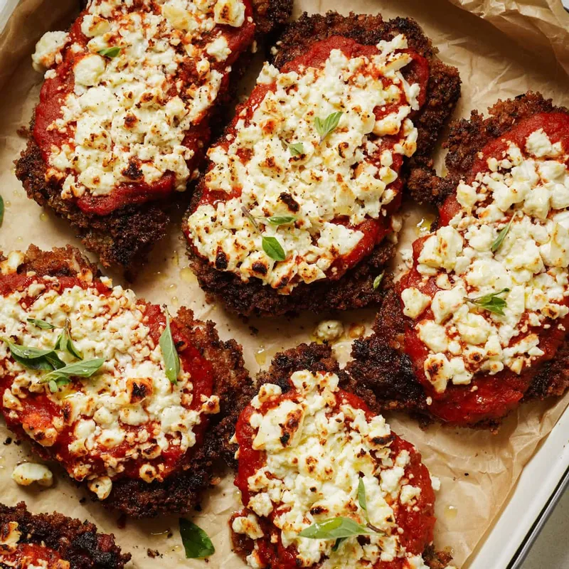 Chicken Parmesan with Feta