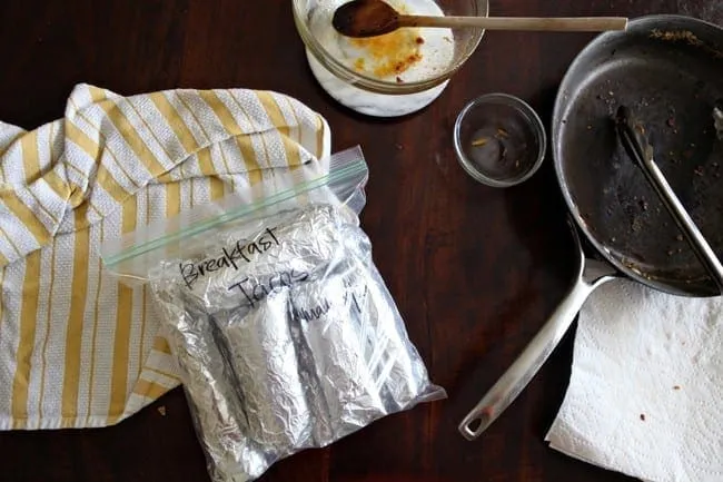 Freezer-Friendly Breakfast Tacos