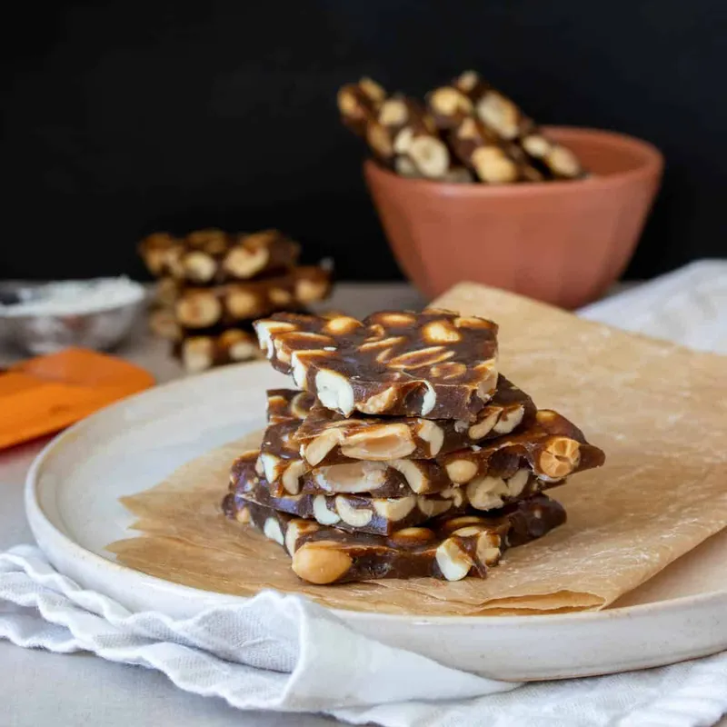 Vegan Peanut Brittle Without Corn Syrup