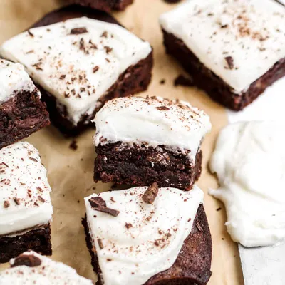 Recipe 'Brownies with Cream Cheese Frosting'