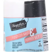 SIGNATURE SELECTS Iodized Salt & Pepper Set