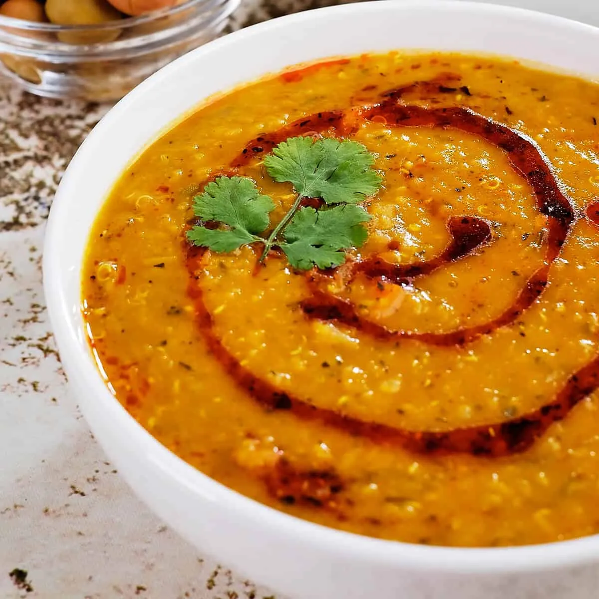 Mediterranean Red Lentil Quinoa Soup
