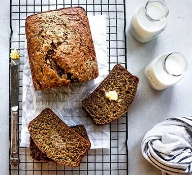 Recipe 'Whole Wheat Flax Banana Bread'