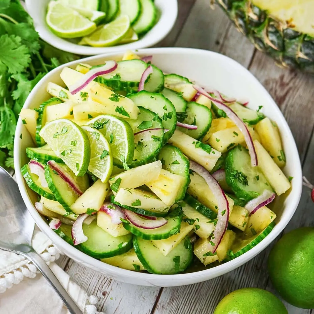 Cucumber and Pineapple Salad