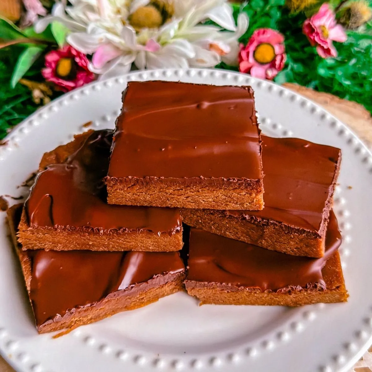 Vegan & Gluten-free Peanut Butter Cup Protein Bars