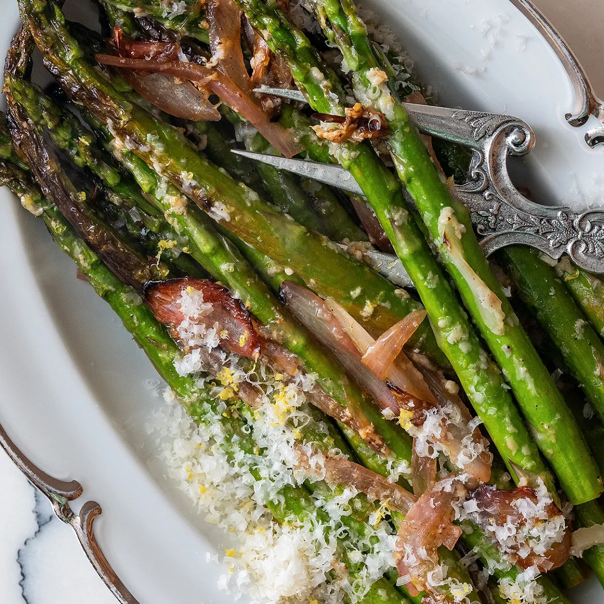 Lemon-Parmesan Asparagus