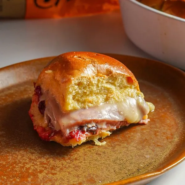 Cranberry Chipotle Montecristo Brioche Sliders