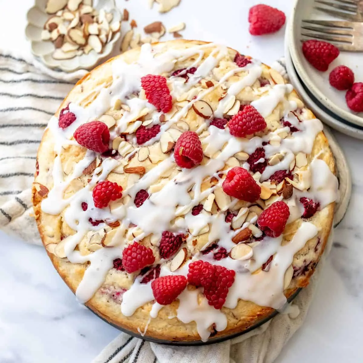 Raspberry Almond Cake