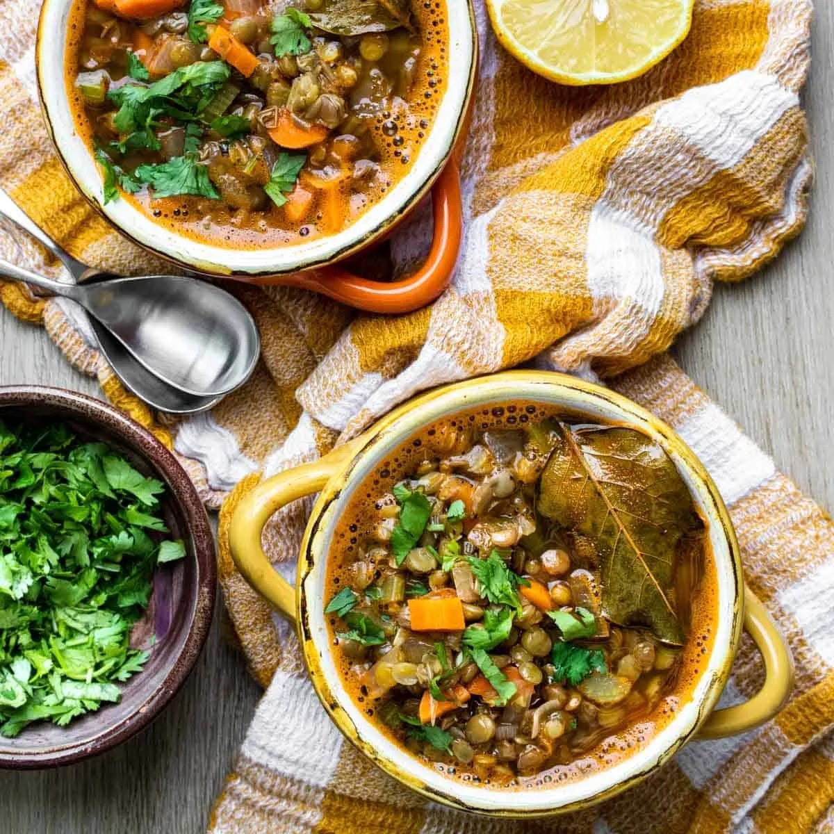 Greek Lentil Soup (Fakes Recipe)
