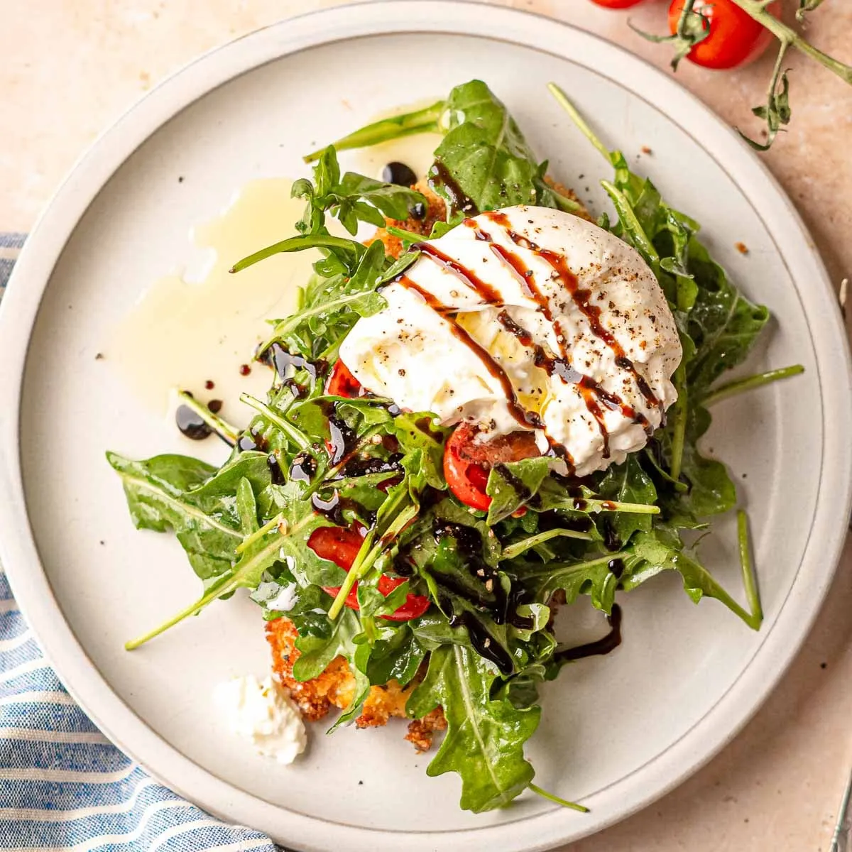 Chicken Milanese with Burrata
