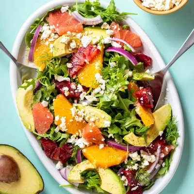 Recipe 'Citrus Salad with Avocado and Feta'