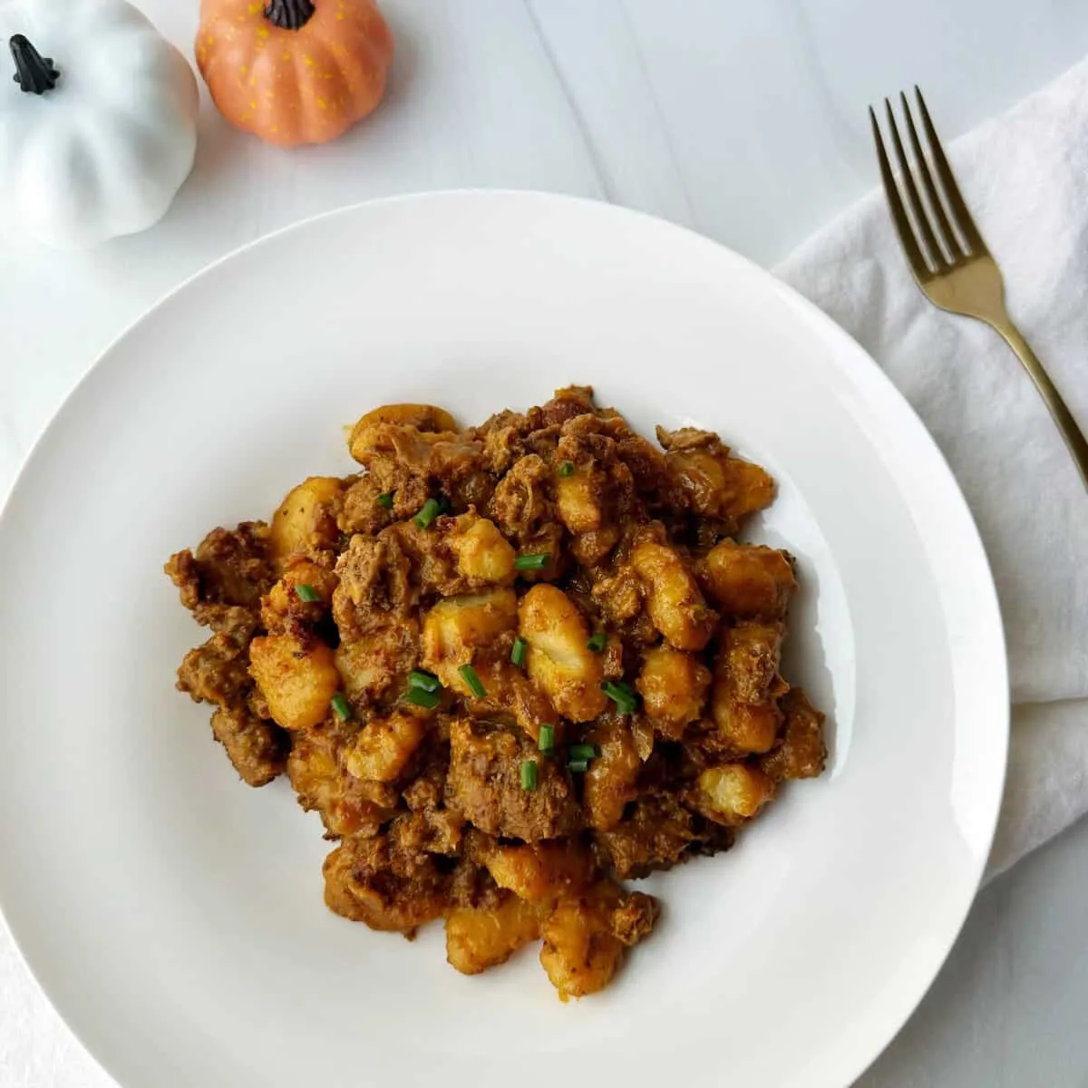 Creamy Pumpkin Gnocchi