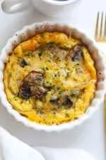 Recipe 'Mushroom Onion & Gruyere Frittata'