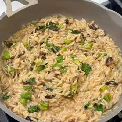 Recipe 'Garlic Butter Umami Orzo'