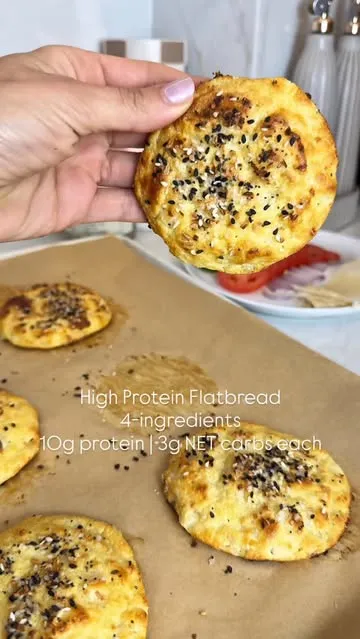 High-Protein Low-Carb Flatbreads