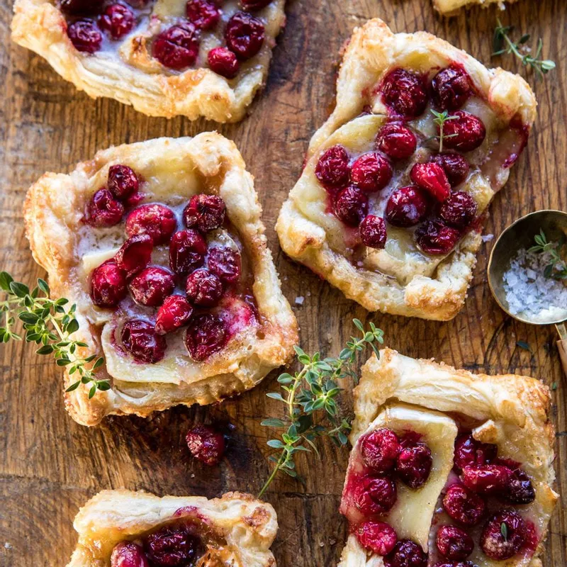 Cranberry Brie Tarts