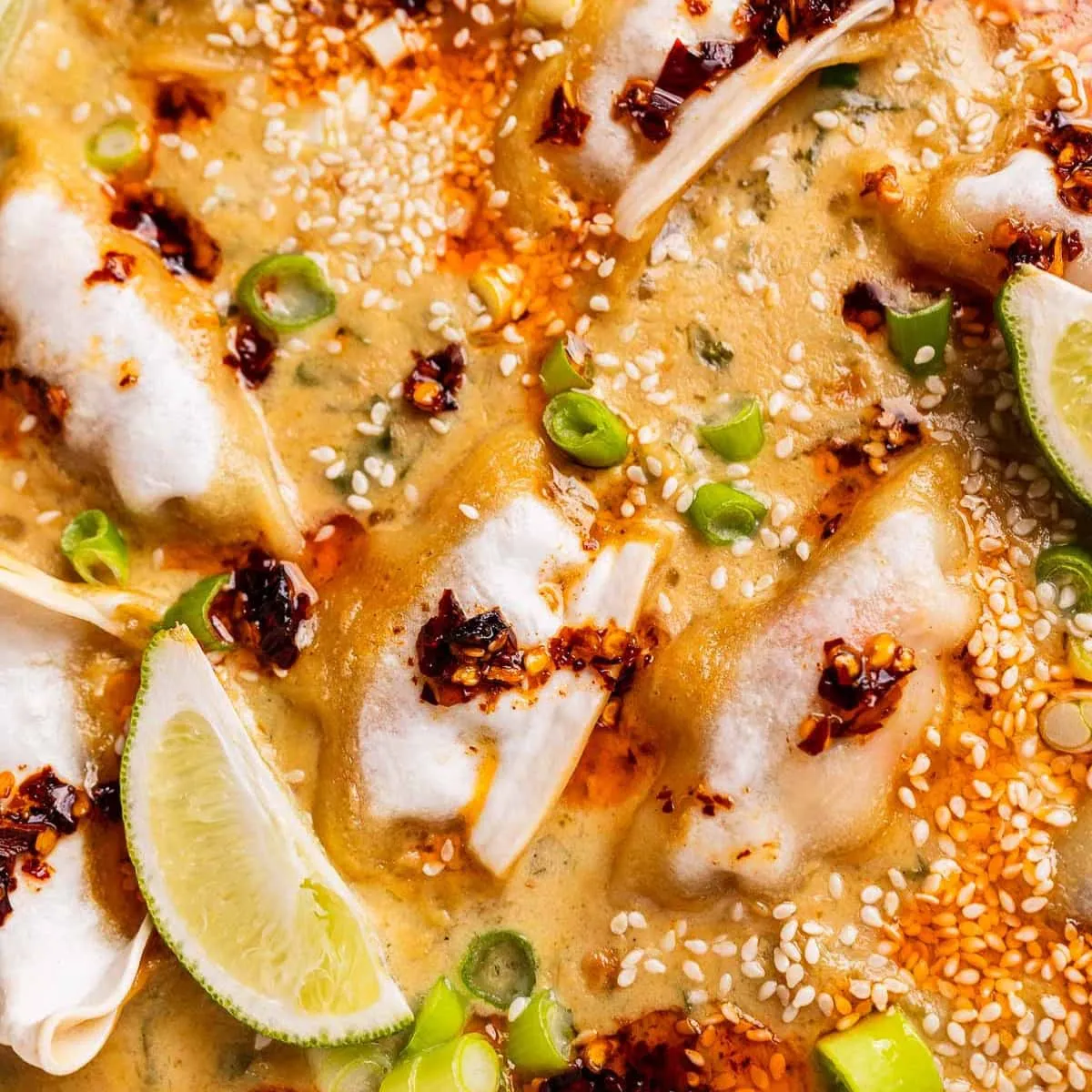 Baked Coconut Curry Dumplings